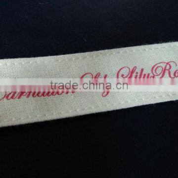 factory custom overlock cotton print label