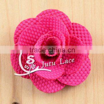 4 cm Mini Fabric Rose Flower, Handmade Satin Ribbon Petals Flowers. Chic Phone Applique photo-4