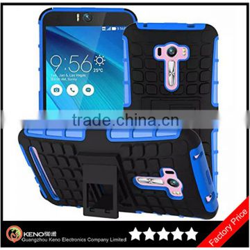 Keno Hot Selling PC+TPU Hybrid Kickstand Back Cover Phone Case for Asus Zenfone Max ZC550KL, Cover Case for Asus Zenfone Max