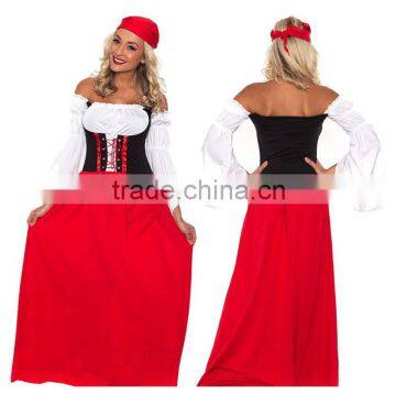 Sexy Halloween Role Cosplay France Beer Maid Wench Costume