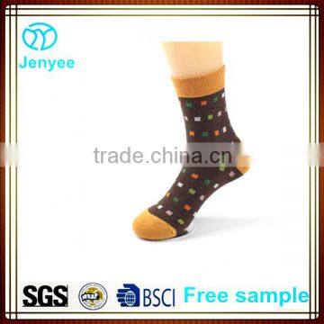 Lady jacquard dress knitted sock