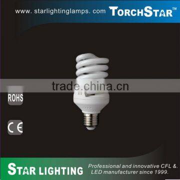 20W T3 full spiral compact fluorescent ESL lamps