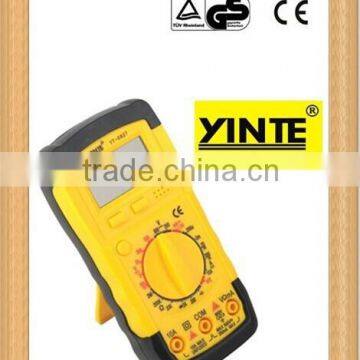 140g yellow and black digital multimeter with 9V battery