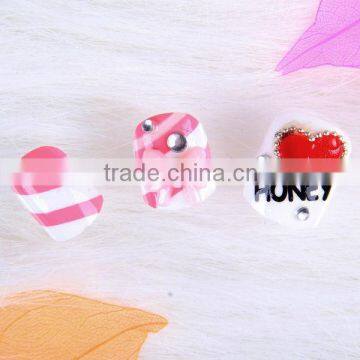 2016 newest hot selling Jewelry nail art tips, 3D nail, ABS false nail tips