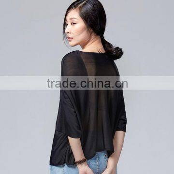 Woman Sweater Short Sleeve Spring & Summer Cool Pullover photo-2