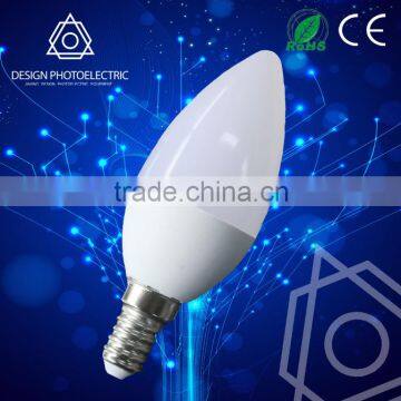 LED Bulb Plastic Lamp LED Bulb Light 3W LED Bulb E14 E27 B22 C37 E14 Lamp Led Bulb Candle Light