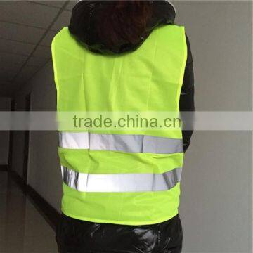 widely used in Chile yellow reflective vest