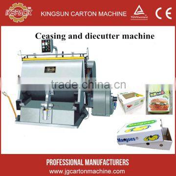 carton box making machine / creasing and diecutter machine / manual carton box diecutter machine