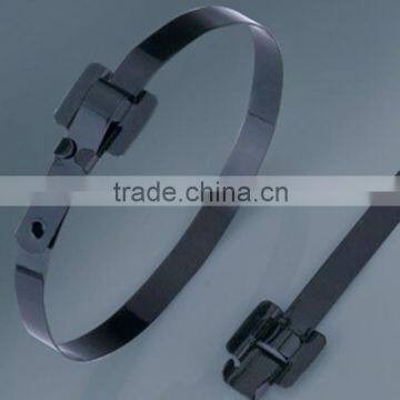 L type PVC Coated Marine Stainless Steel Cable Tie