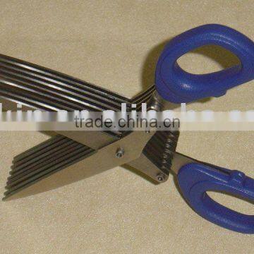 Stainless Steel 9 blades Shredding scissors