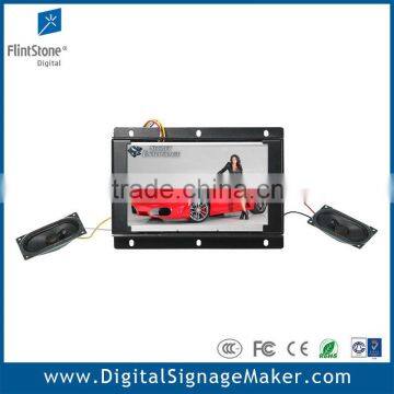 Flexible indoor 7 inch open frame lcd signage monitor