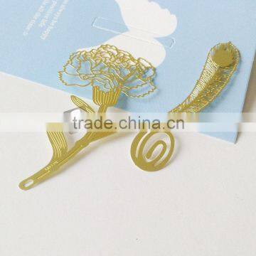 OEM etching metal bookmark hook for sale