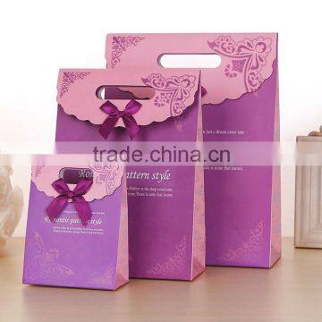 2016 Hot Sales Small Paper Bag With Butterfly Knot photo-2
