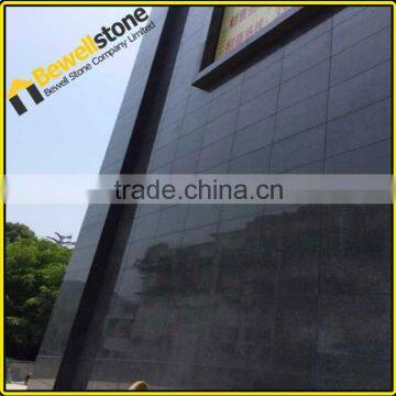 300x600 G654 granite building wall facede tiles, dark grey granite exterior wall tiles