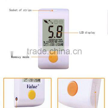 FDA Approved Blood Glucose Meter no Code USB Cable New Blood Glucose Meter Value+ photo-4