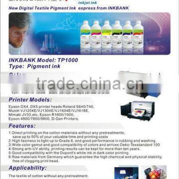 digital textile pigment inkjet ink,new technology express