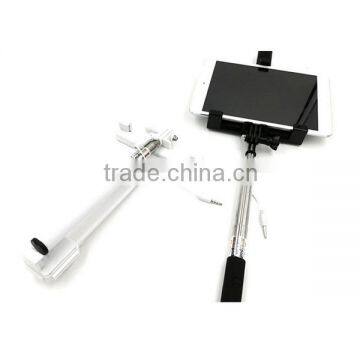 Portable cable selfie stick 2015 blue tooth monopod for windows phone