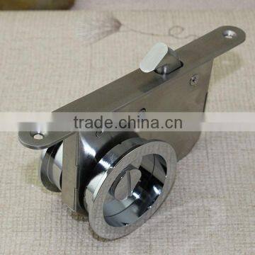 China manufacturer stainiless steel glass sliding door poket lock