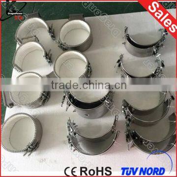 Band ceramic heater for extruder barrel