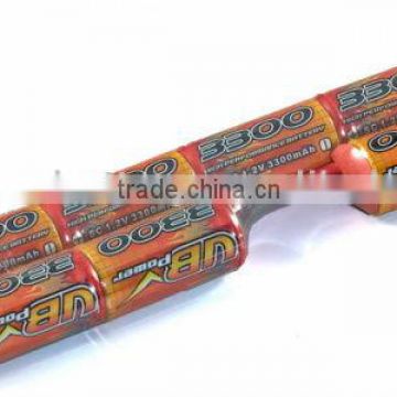 airsoftgun 9.6V 3300mah battery