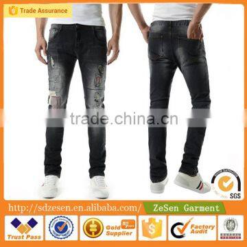 Hot Fashion Cotton Buy Jeans In Bulk Wholesale