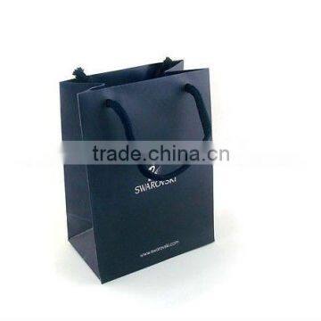 Dark blue Jewelry packing paper bag