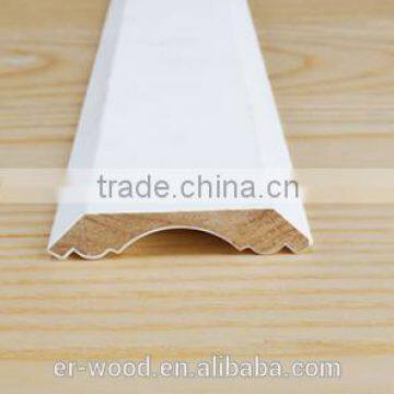 white primed pine crown moulding profile