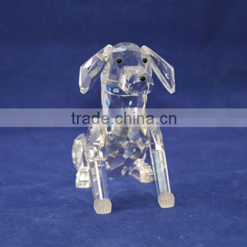 Exquisite Crystal Animal Dog Crystal Gift Home Decoration pieces