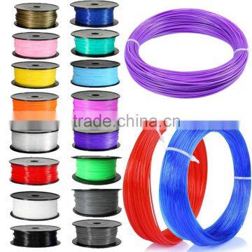 2016 factory price high quality ABS PLA 3D Filament for 3D printer DIY drawing pen 1.75mm 3mm 30+ colors 1kg(2.2lb)/spool