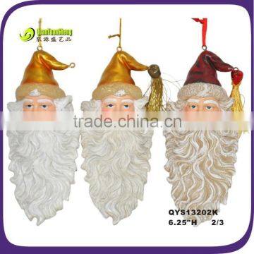 Santa Claus holiday resin bulk christmas ornament