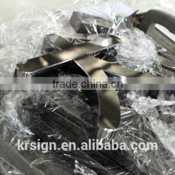 Stainless Steel Metal Signage Ued in Shopfront Door Number Commercial Advertising Logo photo-4