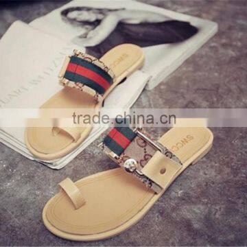 2016 Summer New Fashion Casual Hasp Flat Roman Sandals