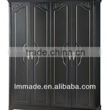 200468 Bedroom Furniture 4 Doors MDF Wardrobe Cabinet