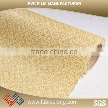 Manufactory foshan plastic self adhesive protective pvc film , pvc film , pvc wrapping film