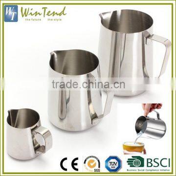 Milk pitcher 350ml 600ml sharp beaks coffee frothing stainless steel milk jug