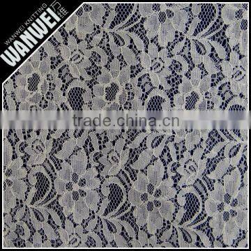 White and Black Voile Plied Yarn Pressure Yarn Tricot Cotton Nylon Viscose Fabric for Trend Clothing Wholesale photo-2