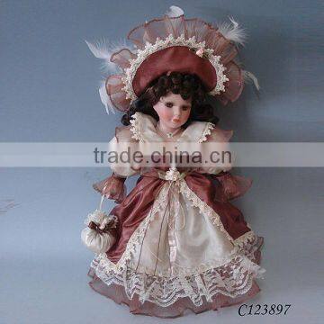 12inch victorian doll wholesale porcelain dolls made in china