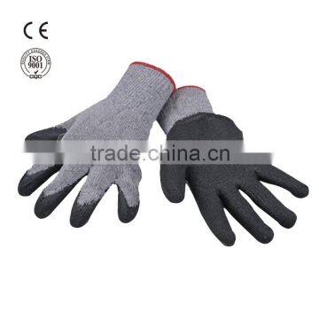 cotton knitted gloves with latex coated