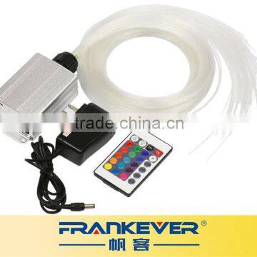 Home Fiber Optic Light Kit RGB Led Light Source with 150pcsx0.75mmx2m Optical Fibers 6w Ir Remote