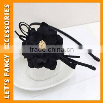 PGHD0342 High Quality Holiday Passionate Large Flower Headband Hairband Hair Accessories for Women photo-3