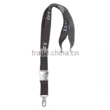 imprint custom polyester neck lanyard webbing sling