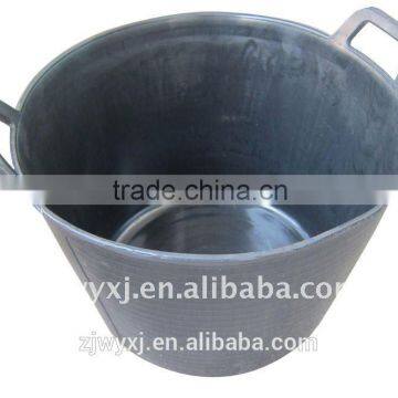 flexible plastic buckets/bath tubs&basin,flexible basket for household cleaning