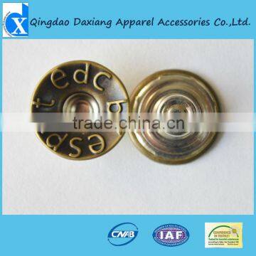 custom jeans button manufacturer