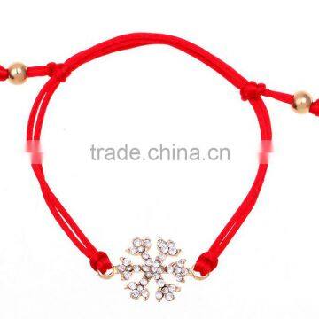 Alloy Jewelry and snowflake and rhinestone Bangles,Bracelets Jewelry Type Christmas metal alloy snowflake charm bracelet