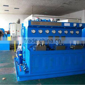 Hydraulic test table