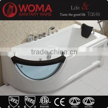 Acrylic Material Fiberglass Covers Hot Selling Massage Bathtub