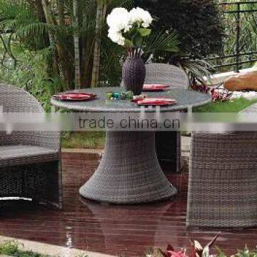 resin outdoor rattan bar table & chair set hot sale