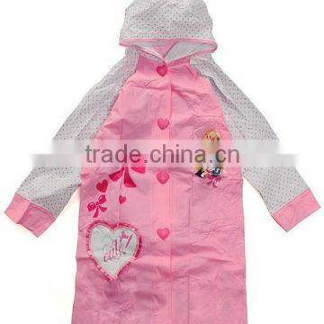Fashion Design PVC Pink Rainwear photo-2