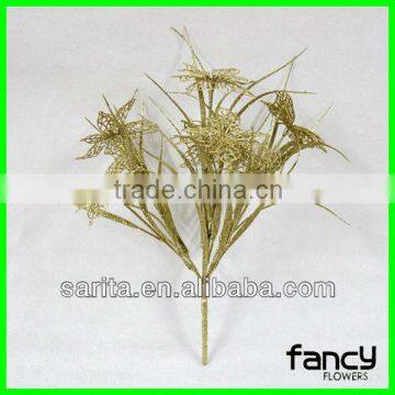 factory direct sale wholesale craft metal flower with 7 branches