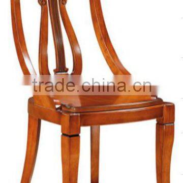 Vintage solid wood desk chair,dinig chair finished with cherry